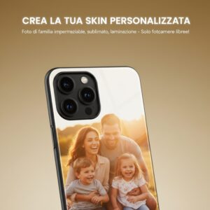 Skin personalizzata iPhone con foto – Adesivo su misura